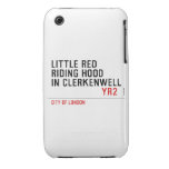 Little Red  Riding Hood  in CLERKENWELL   iPhone 3G/3GS Cases iPhone 3 Covers