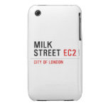 Milk  Street  iPhone 3G/3GS Cases iPhone 3 Covers