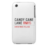 Candy Cane Lane  iPhone 3G/3GS Cases iPhone 3 Covers