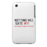 notting hill  gate  iPhone 3G/3GS Cases iPhone 3 Covers