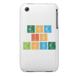 God
 is
 love  iPhone 3G/3GS Cases iPhone 3 Covers