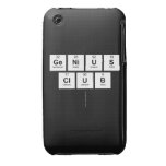 GENIUS
 CLUB
   iPhone 3G/3GS Cases iPhone 3 Covers