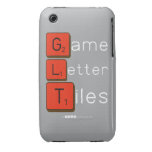 Game
 Letter
 Tiles  iPhone 3G/3GS Cases iPhone 3 Covers