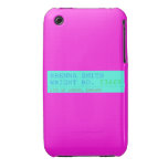 Brenna Smith Wright Rd.  iPhone 3G/3GS Cases iPhone 3 Covers