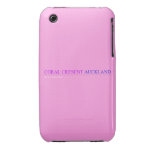 coral cresent  iPhone 3G/3GS Cases iPhone 3 Covers