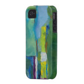 Iphone 4 case abstract art (Back Left)