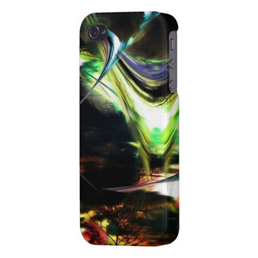 iPhone 4 Case "Tropical Storm" (Back Left)