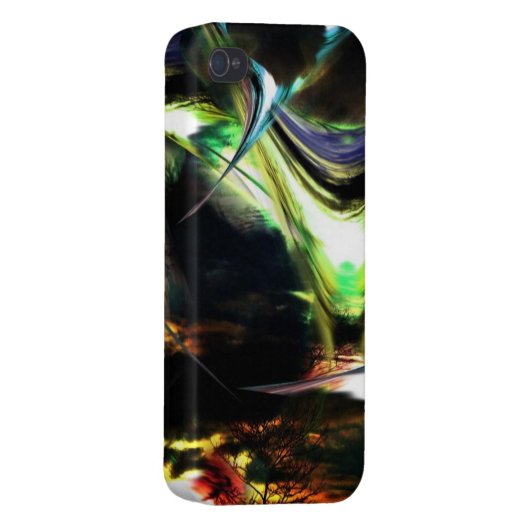 iPhone 4 Case "Tropical Storm" (Back Right)