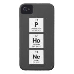 periodic  table  of  elements  iPhone 4 Cases