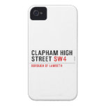 clapham high street  iPhone 4 Cases