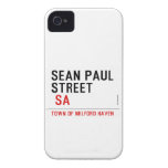 Sean paul STREET   iPhone 4 Cases