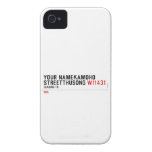 Your NameKAMOHO StreetTHUSONG  iPhone 4 Cases