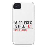 MIDDLESEX  STREET  iPhone 4 Cases