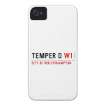 TEMPER D  iPhone 4 Cases