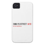 Emilys Street  iPhone 4 Cases