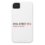 Oval Street  iPhone 4 Cases