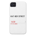 KAT-BOY STREET     iPhone 4 Cases