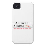 SANDWICH STREET  iPhone 4 Cases