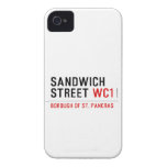 Sandwich Street  iPhone 4 Cases