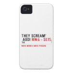 THEY SCREAM'  ABDI  iPhone 4 Cases