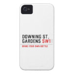 Downing St,  Gardens  iPhone 4 Cases