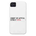 COURT OF APPEAL STREET  iPhone 4 Cases