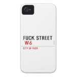 FUCK street   iPhone 4 Cases