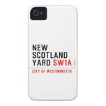 new scotland yard  iPhone 4 Cases