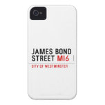 JAMES BOND STREET  iPhone 4 Cases