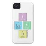 I
 LUV
 U  iPhone 4 Cases