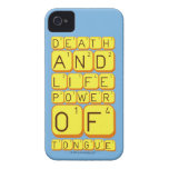 Death
 And
 Life
 power
 Of
 tongue  iPhone 4 Cases