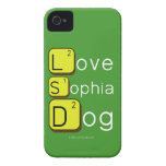 Love
 Sophia
 Dog
   iPhone 4 Cases
