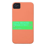 Capri Mickens  Swagg Street  iPhone 4 Cases