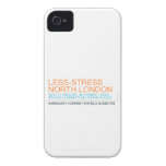Less-Stress nORTH lONDON  iPhone 4 Cases