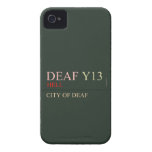 deaf  iPhone 4 Cases