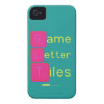 Game
 Letter
 Tiles  iPhone 4 Cases
