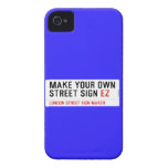 make your own street sign  iPhone 4 Cases