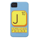 J
 JENNIFER'S
 PHONE  iPhone 4 Cases