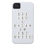 Think 
 like 
 a 
 protone 
 And 
 stay 
 positive  iPhone 4 Cases