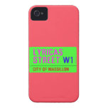 lyricas Street  iPhone 4 Cases