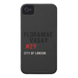 FLORAMAE    VASAY   iPhone 4 Cases