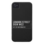 LONDON STREET SIGN  iPhone 4 Cases