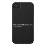pabayo tomasaco st.  iPhone 4 Cases