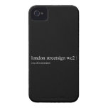 london streetsign  iPhone 4 Cases