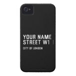 Your Name Street  iPhone 4 Cases