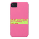 miley micklesson bond street  iPhone 4 Cases