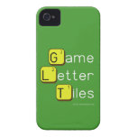 Game Letter Tiles  iPhone 4 Cases