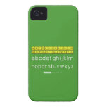 ABCDEFGHIJKLM
 NOPQSTUVWXYZ
 abcdefghijklm
 nopqrstuvwxyz  iPhone 4 Cases