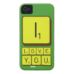 I
 LOVE
 YOU  iPhone 4 Cases