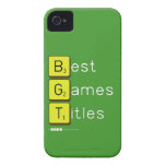 Best
 Games
 Titles  iPhone 4 Cases